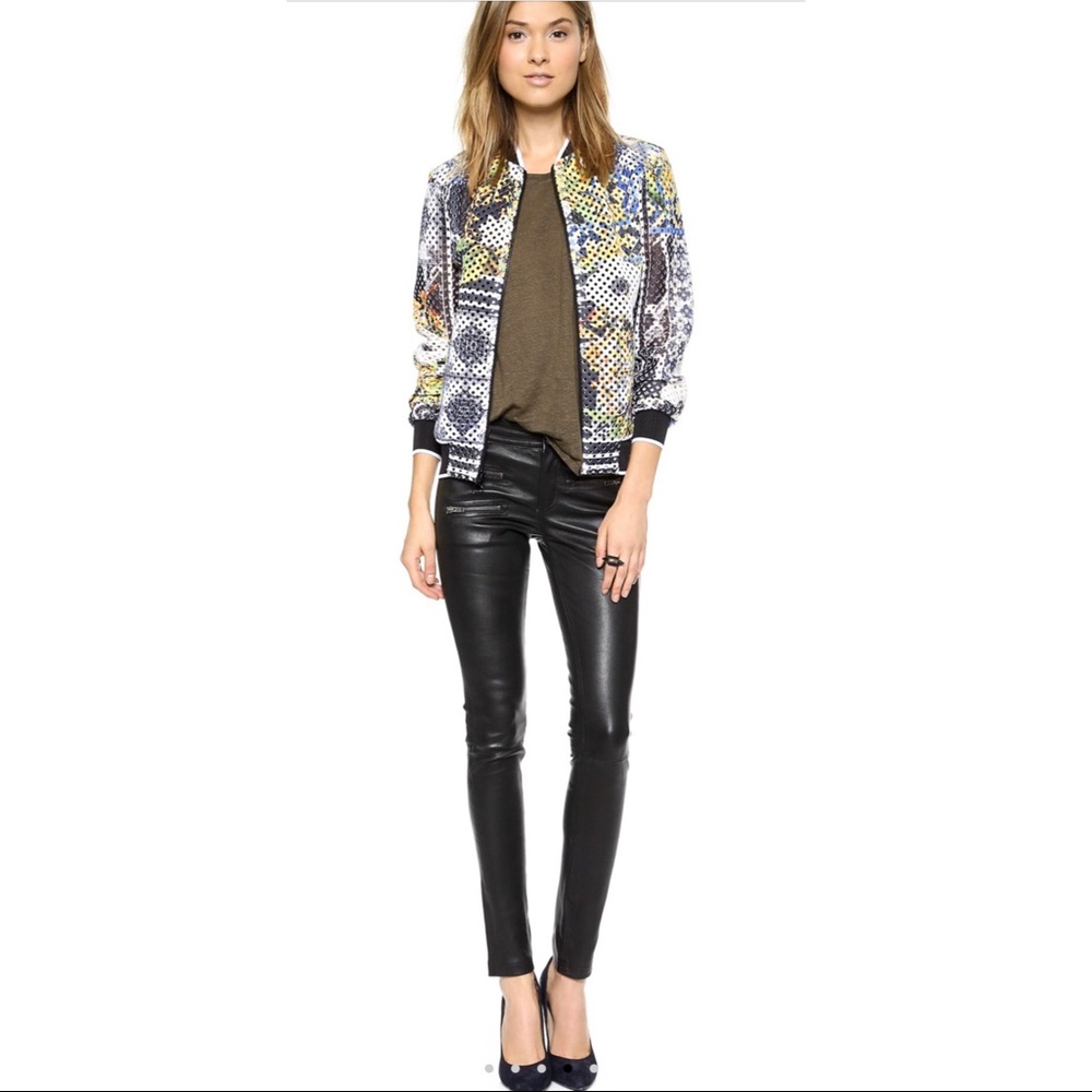 Parker Addie Genuine Leather Pants (Small)